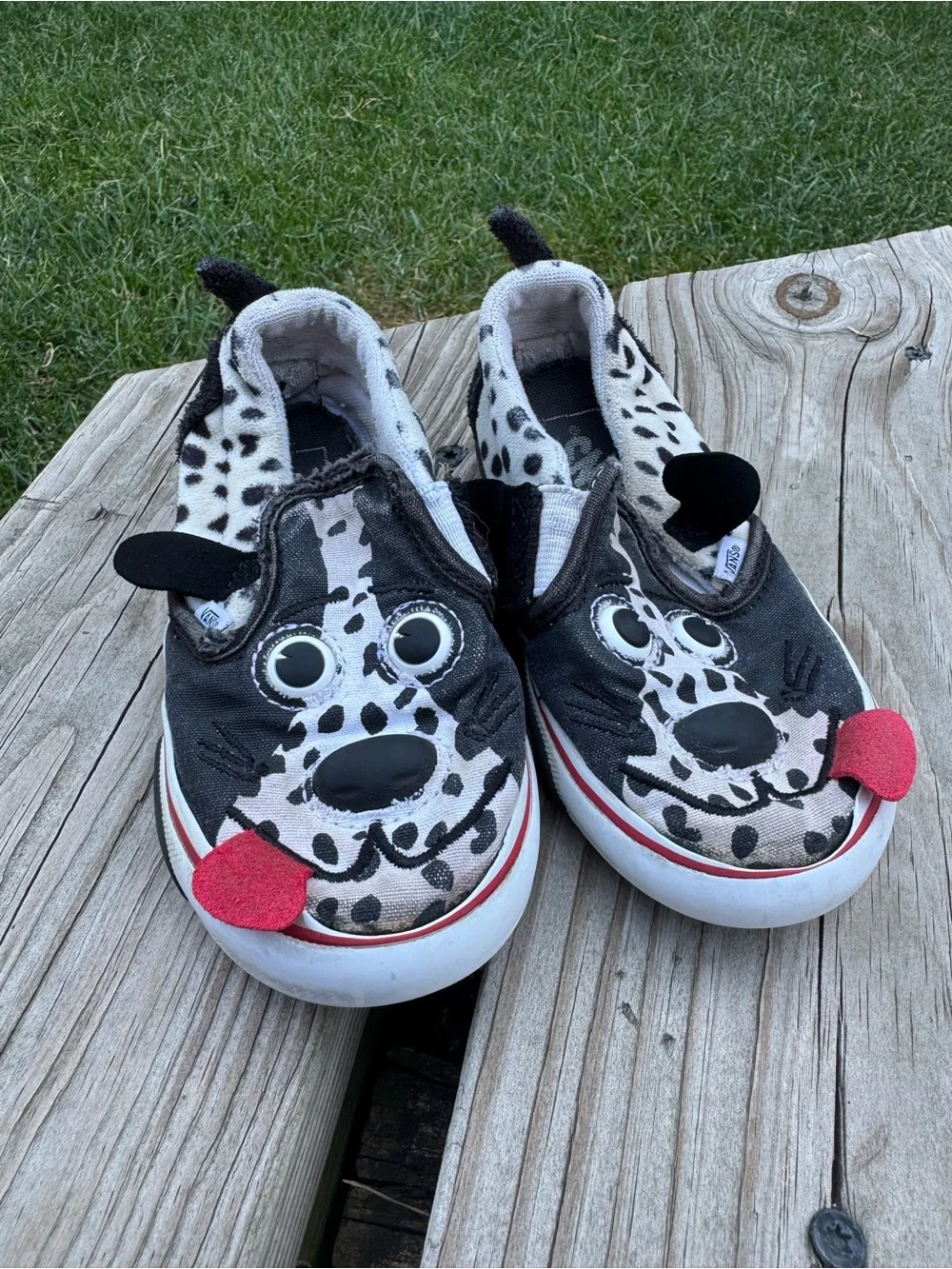 Toddler Dalmatian Vans slip-on Sneakers